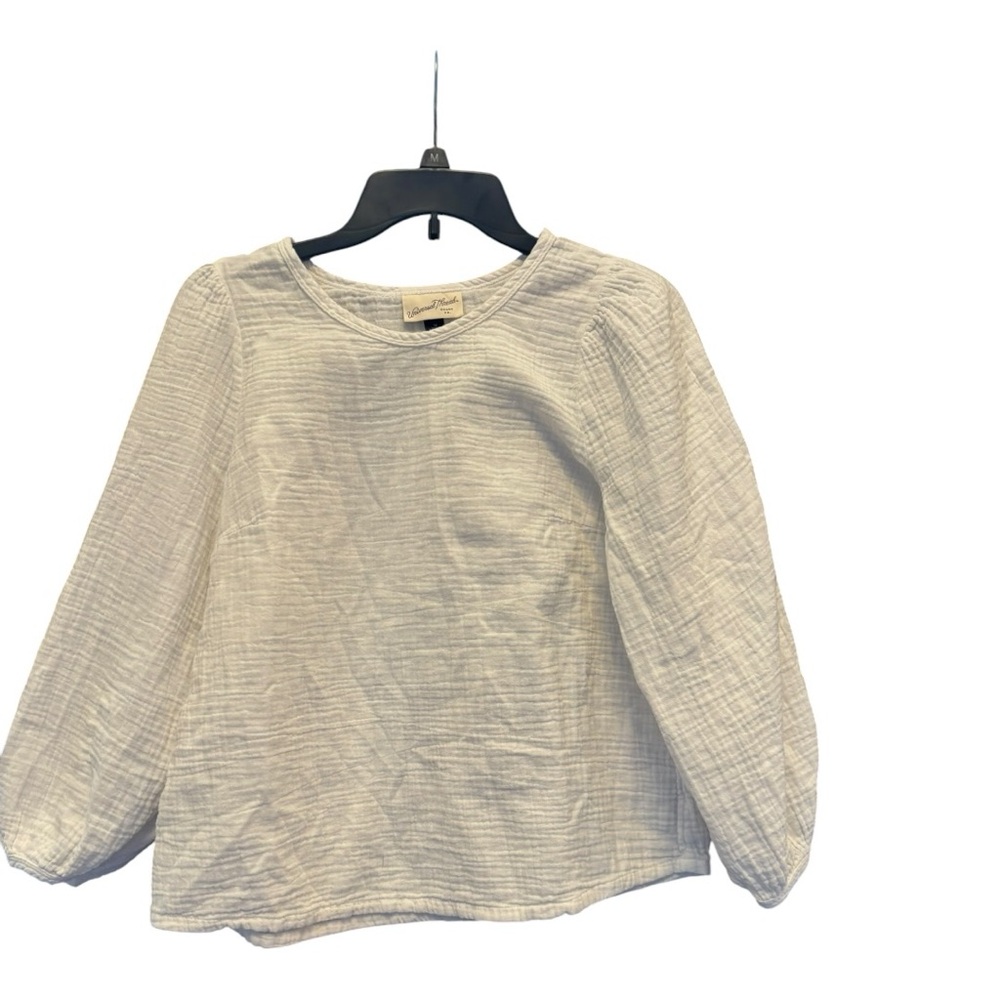 Universal Thread White Gauze Top Size Medium (M)